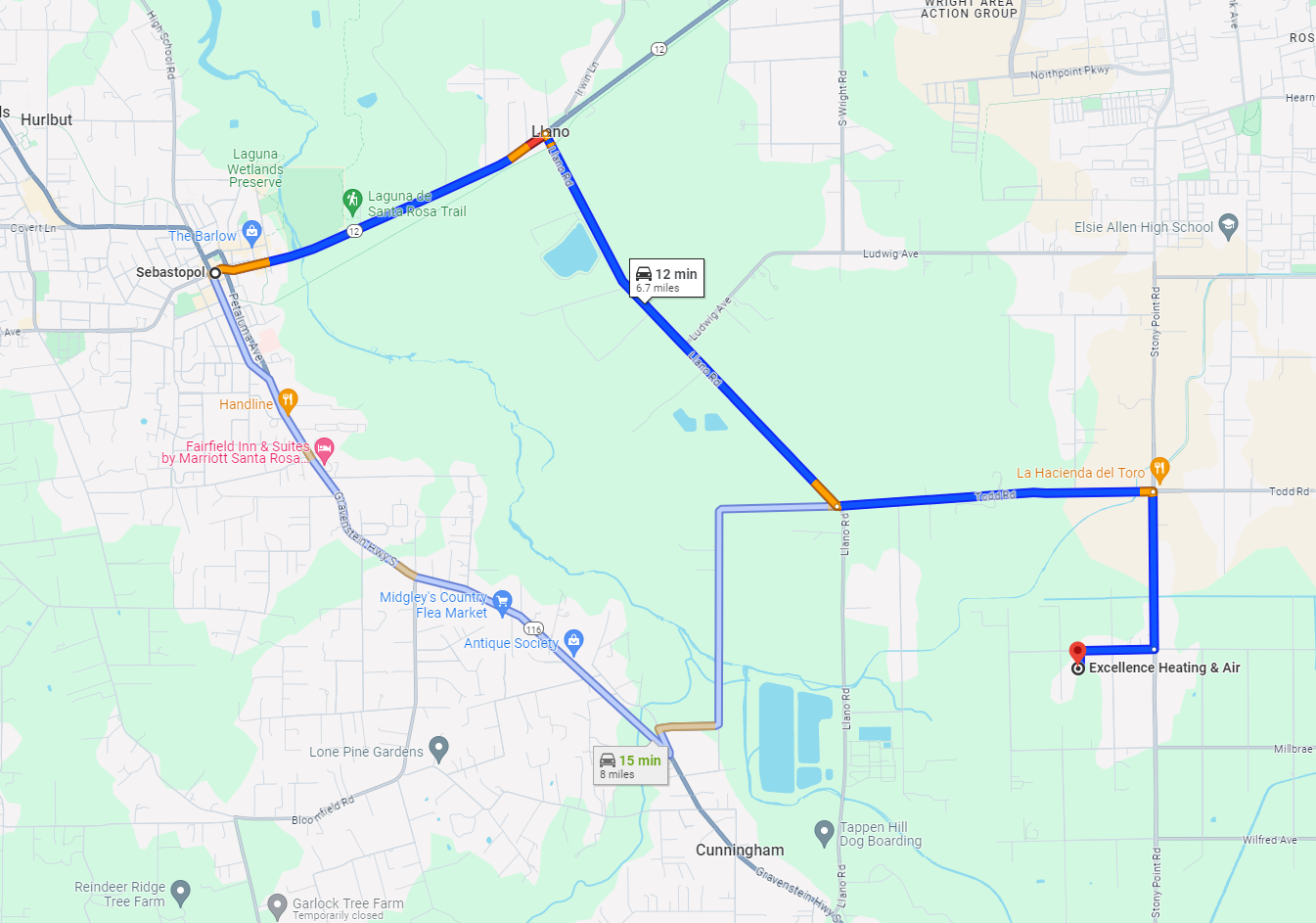 Location of Excellence Heating & Air